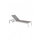 Sally Lounger White Frame