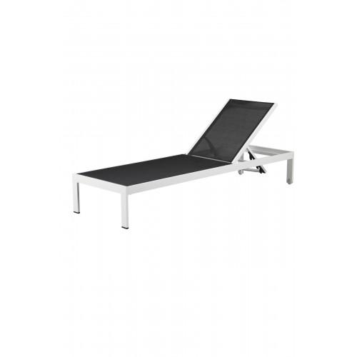 Sally Lounger White Frame