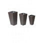 Violet 3 Piece Planter Set Brown