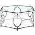 Arthur Coffee Table High Polish Steel
