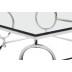 Arthur Coffee Table High Polish Steel