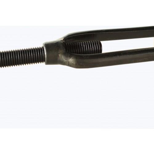 Calvin Dining Table Antique White and Smoke