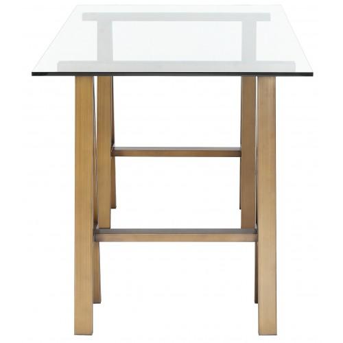 Brady Desk 55" Brass