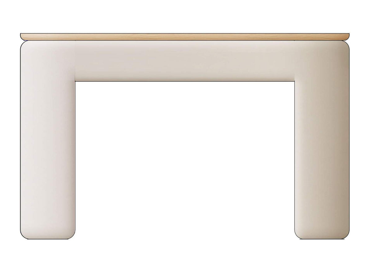 QVUG23 Oskar Lift Top Console Table In Barley