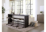 AZU570 Oxford Backless Counter Stool In Davy'S Grey (Set of 2)