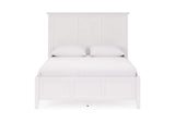 PNRAL6 Grace Three Panel Bed In Snowfall White