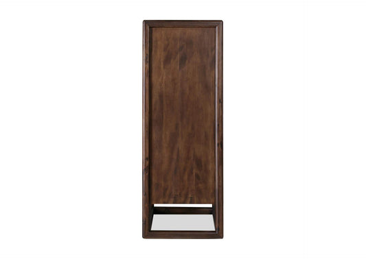 NXLJ84 Sol Five Drawer Acacia Wood Chest In Brown Spice