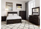 7YC9D4 Yosemite Solid Wood Footboard Storage Bed In Cafe