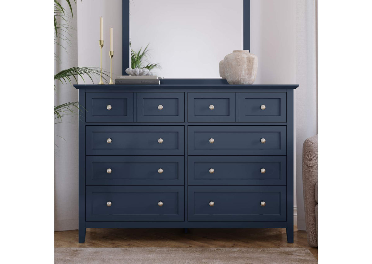 PNKX82A Grace Eight Drawer Dresser In Blueberry (2024)