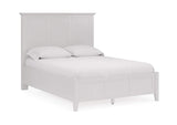 PNRAL6 Grace Three Panel Bed In Snowfall White