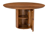 109856 Izola Dining Table Brown
