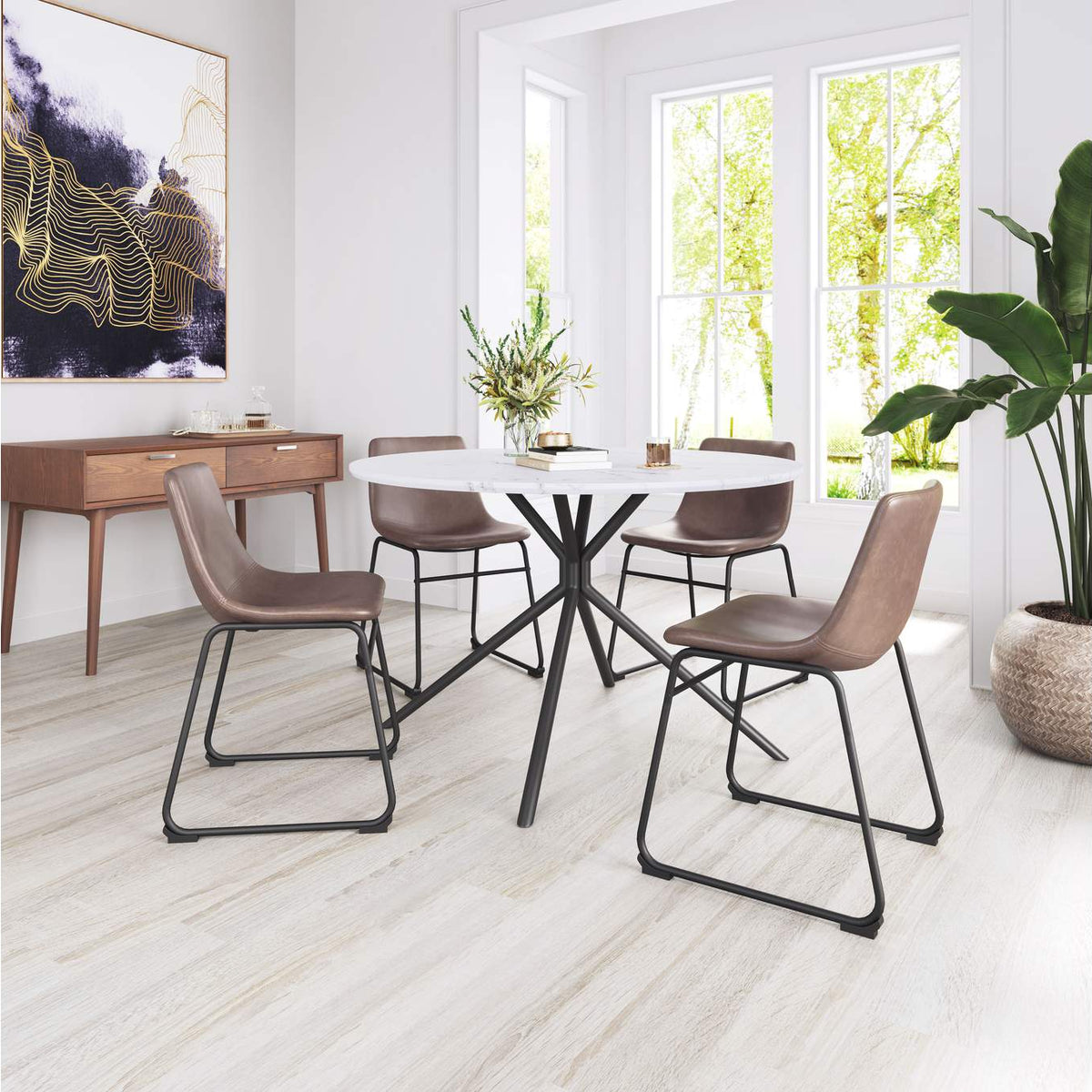 100505 Smart Dining Chair (Set Of 2) Vintage Espresso