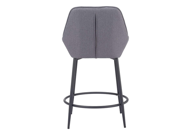110077 Vila Counter Stool (Set Of 2) Gray