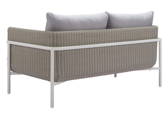 704016 Frais Outdoor Loveseat Gray