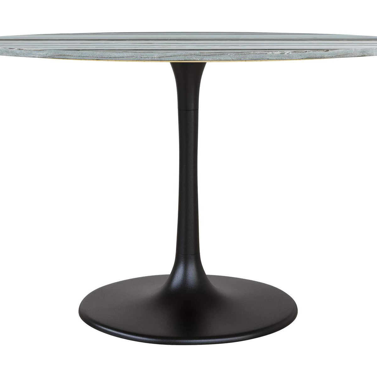 109447 Central City Dining Table Gray & Black