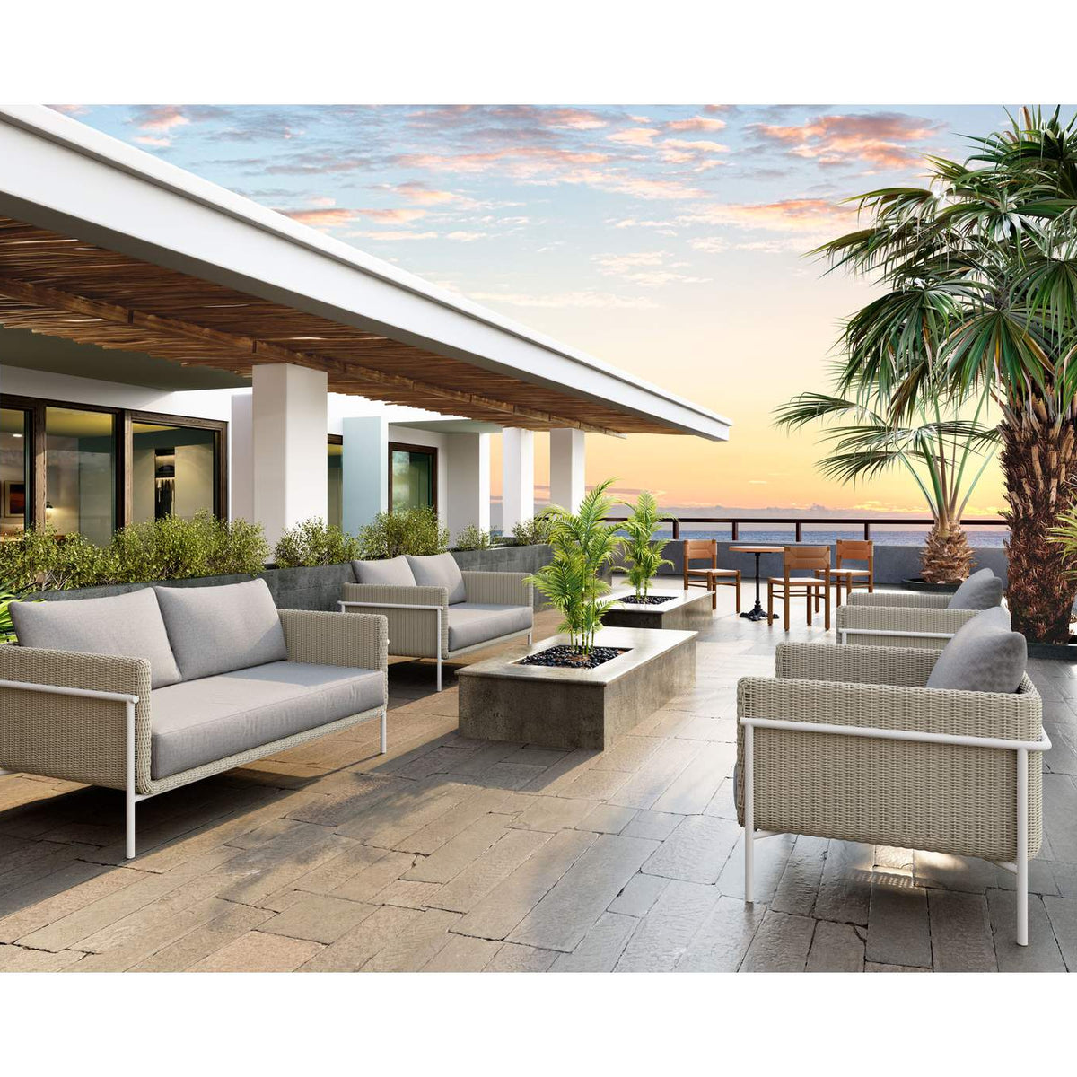 704052 Gazebo Outdoor Dining Table Multicolor