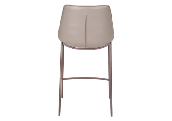 101410 Magnus Counter Stool (Set Of 2) Brown & Walnut