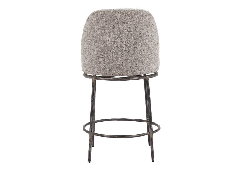 110274 Nordhavn Swivel Counter Stool Gray