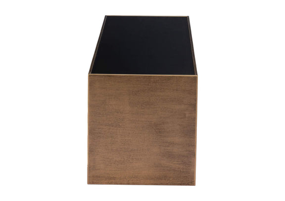 109842 Reed Coffee Table Brass & Black