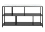 109487 Singularity Console Table White & Black