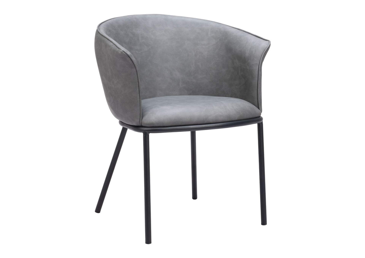 110175 Garston Dining Chair Gray