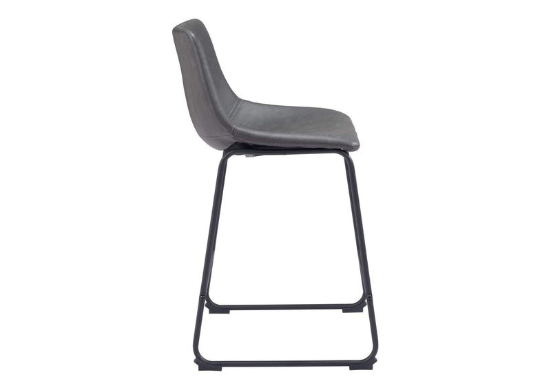 109324 Smart Counter Stool (Set Of 2) Charcoal
