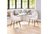 109657 Noosa Dining Chair (Set Of 2) Ivory