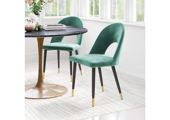109875 Menlo Dining Chair (Set Of 2) Green