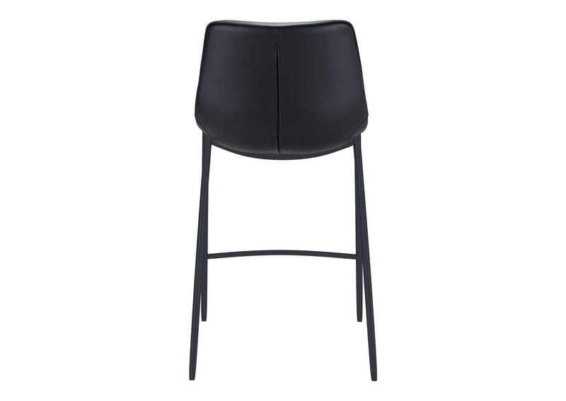 101923 Magnus Barstool (Set Of 2) Black