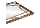 A12255 Tolix Mirror Antique Gold & Black