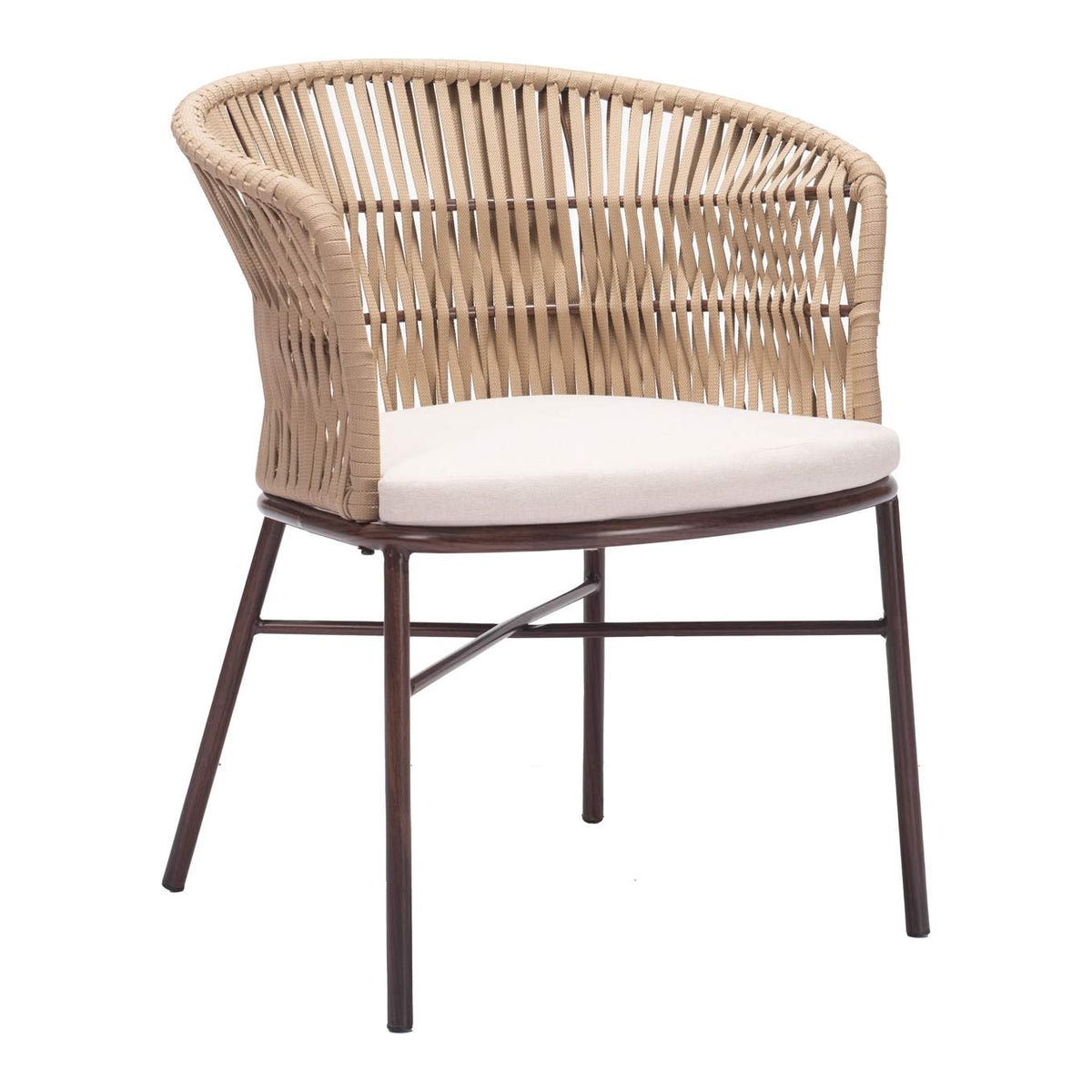 703988 Freycinet Outdoor Dining Chair (Set Of 2) Natural