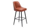 109974 Keppel Swivel Barstool Brown