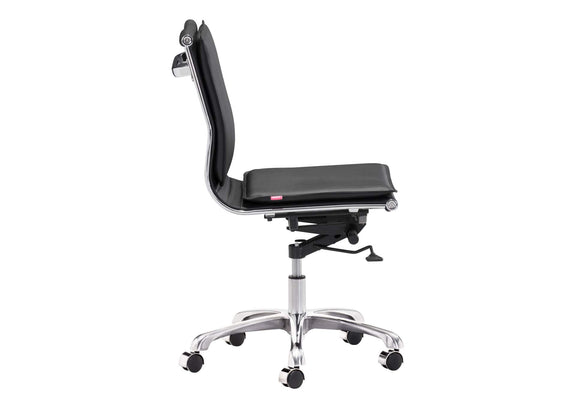 215218 Lider Plus Armless Office Chair Black