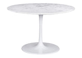 109208 Phoenix Dining Table White