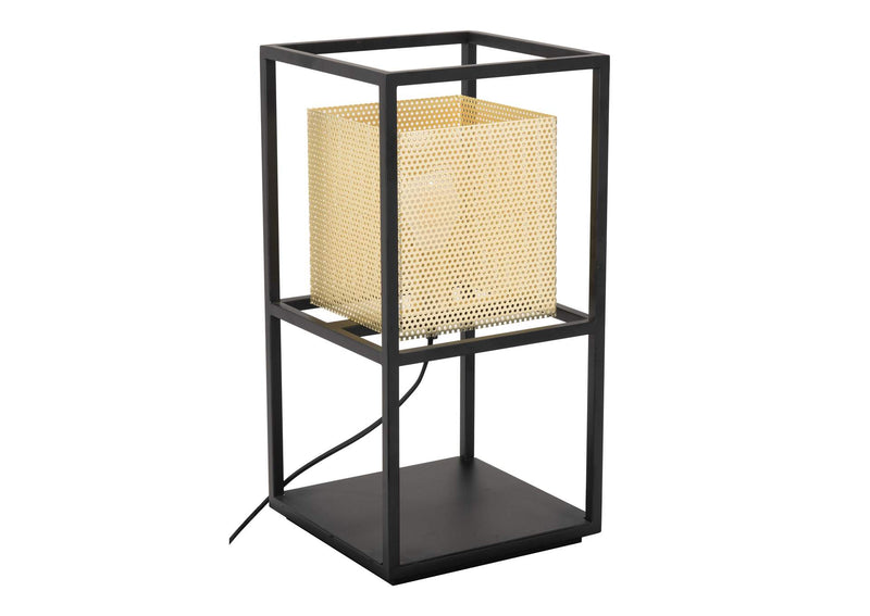 56129 Yves Table Lamp Gold & Black