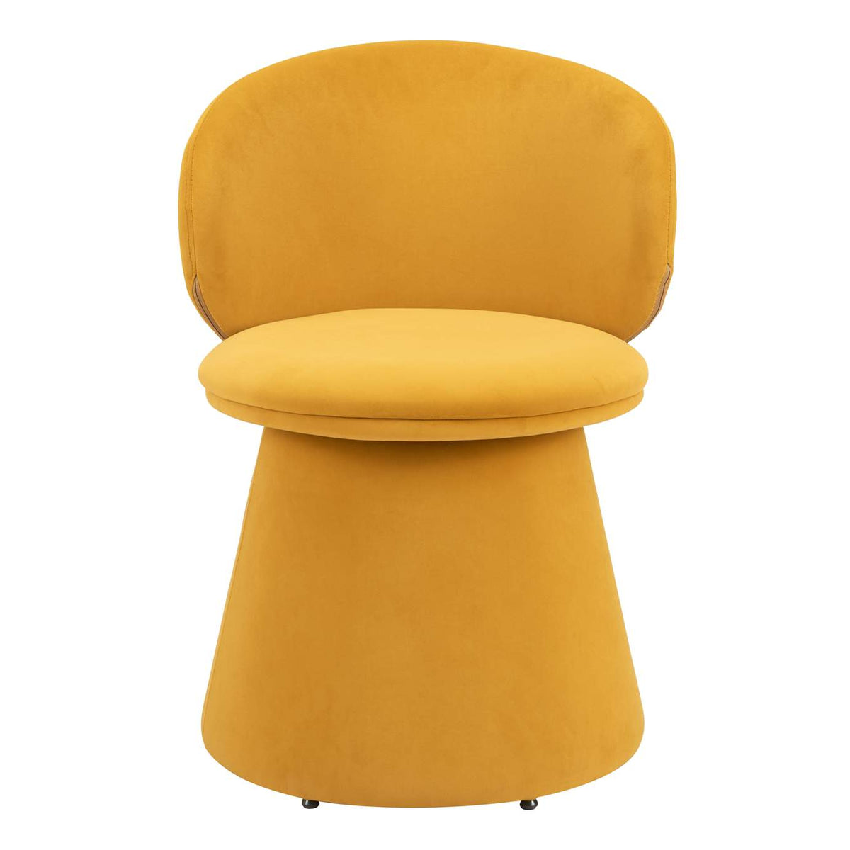 110203 Oblic Swivel Dining Chair Orange