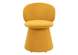 110203 Oblic Swivel Dining Chair Orange