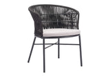 703987 Freycinet Outdoor Dining Chair (Set Of 2) Black