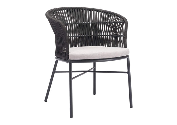 703987 Freycinet Outdoor Dining Chair (Set Of 2) Black