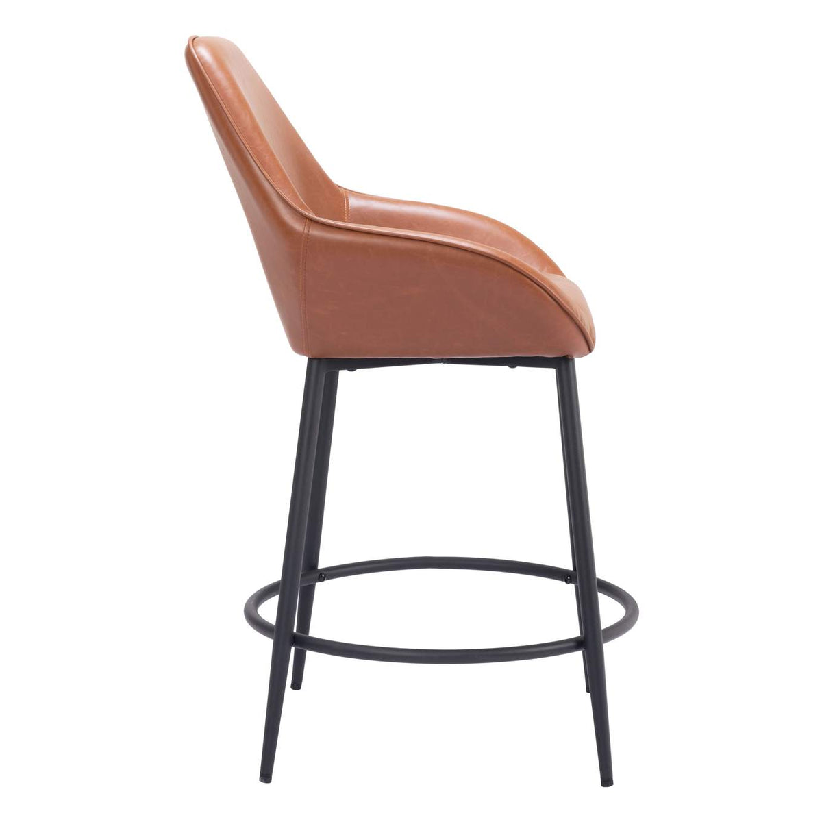 109952 Vila Counter Stool (Set Of 2) Brown