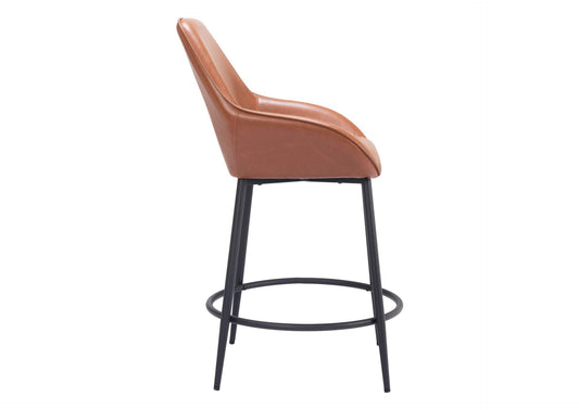 109952 Vila Counter Stool (Set Of 2) Brown