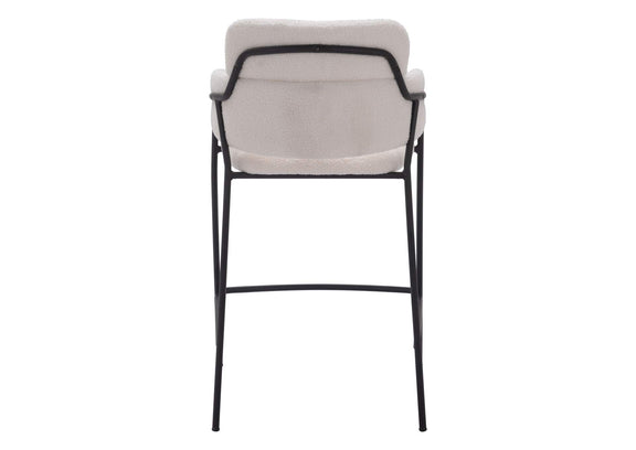 109665 Marcel Counter Stool (Set Of 2) Cream