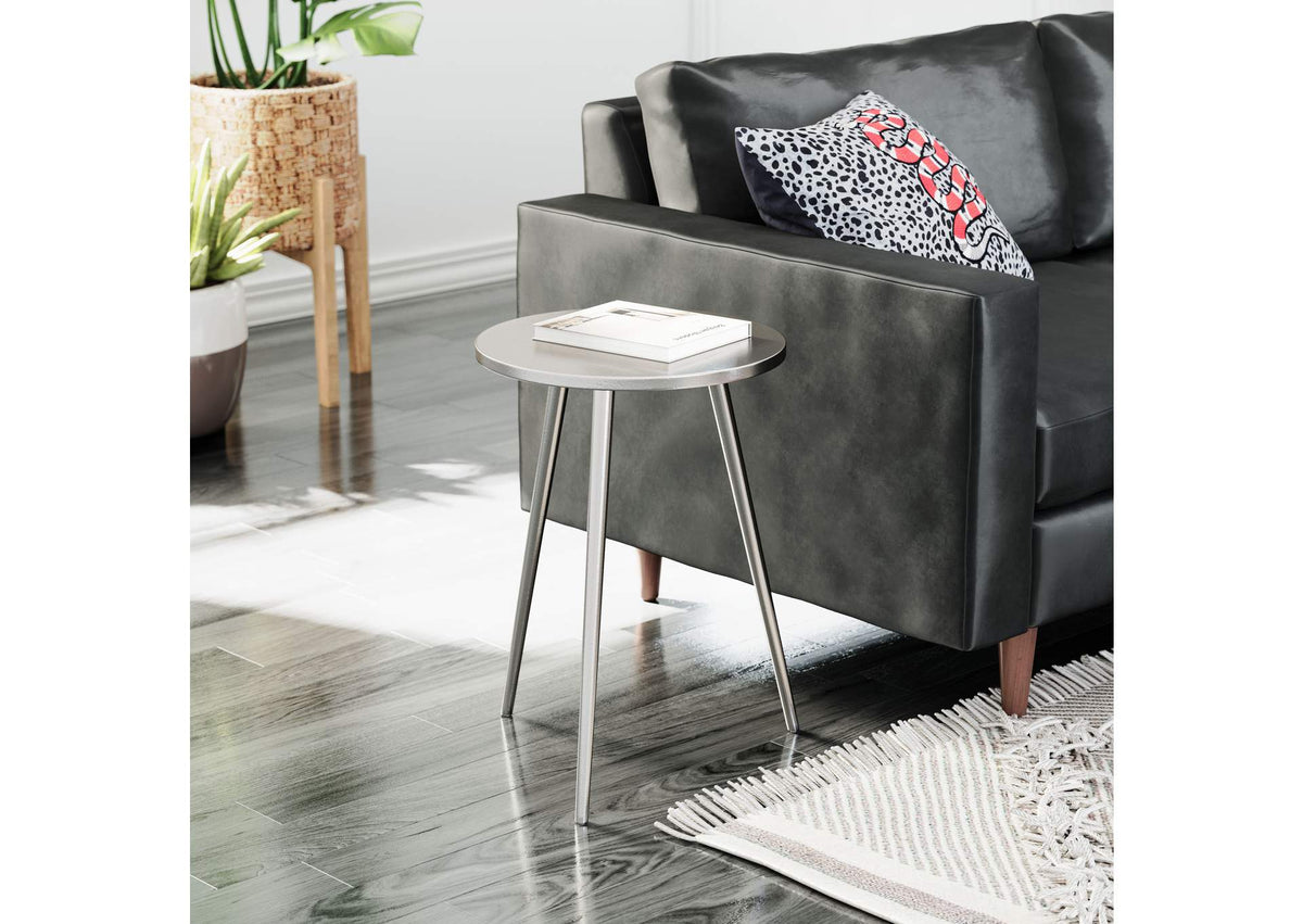 109465 Politik Side Table Silver