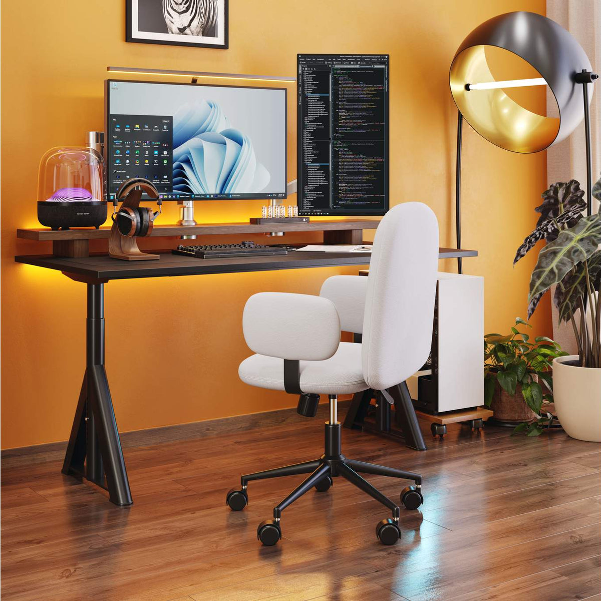 109528 Lionel Office Chair Beige