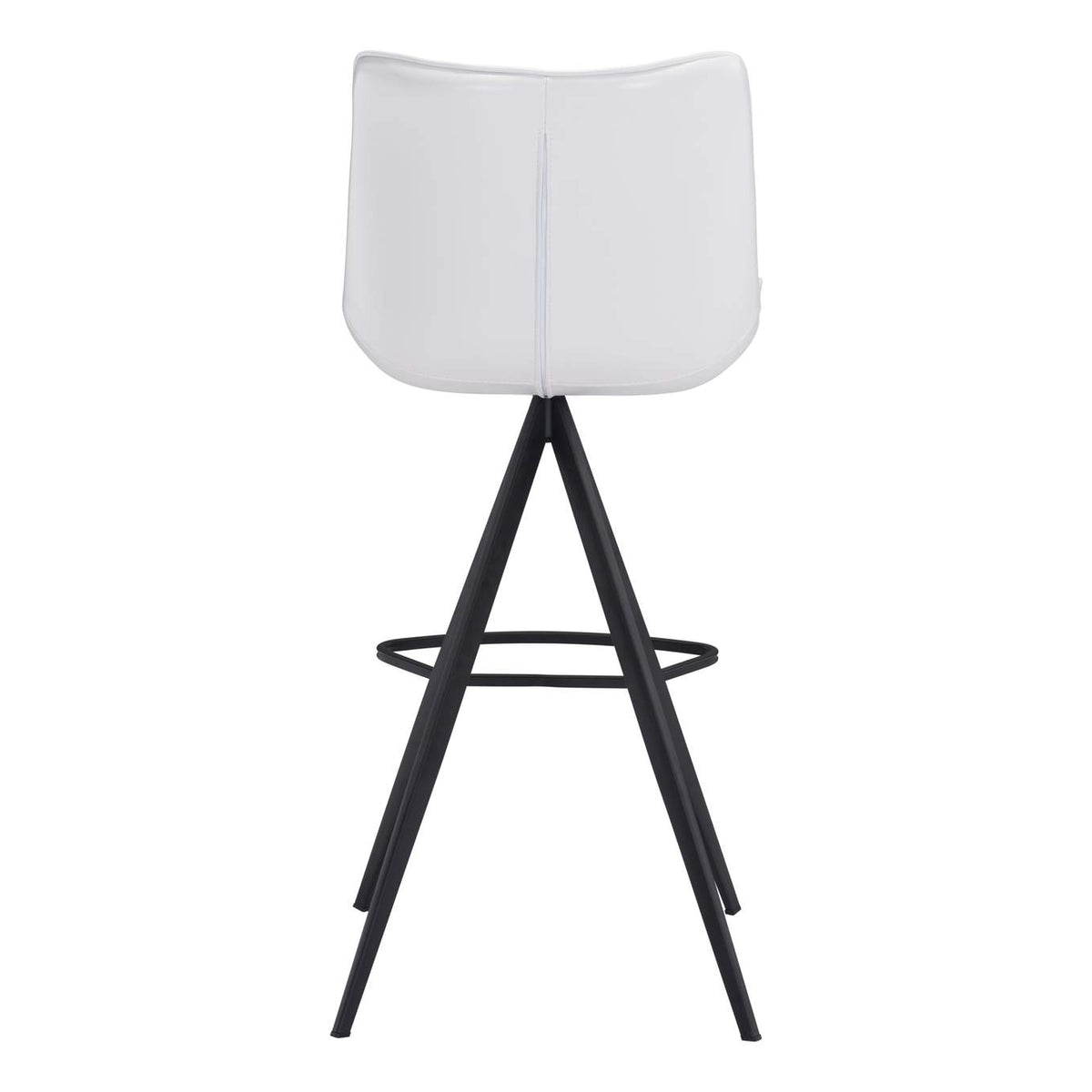 101287 Aki Barstool (Set Of 2) White & Black