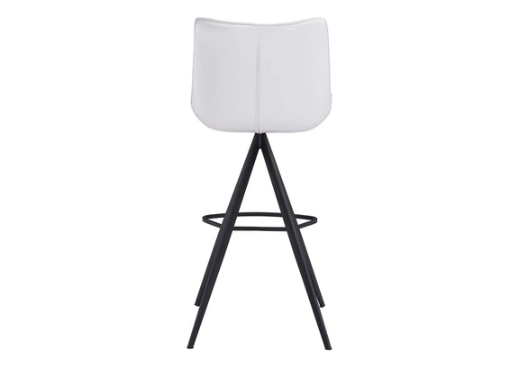 101287 Aki Barstool (Set Of 2) White & Black
