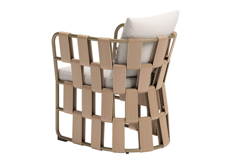 704012 Quadrat Outdoor Dining Chair White