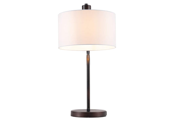 56146 Middlemist Table Lamp White