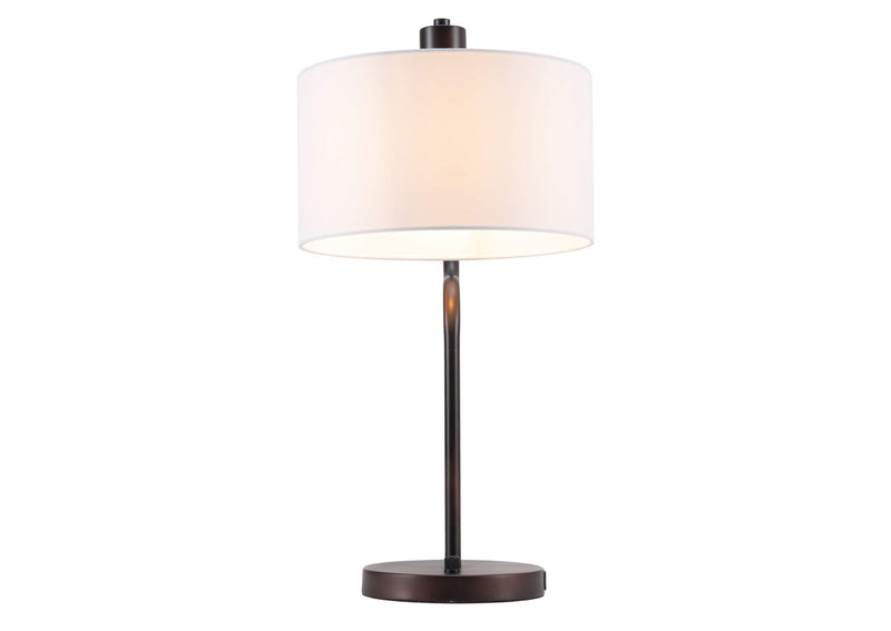 56146 Middlemist Table Lamp White