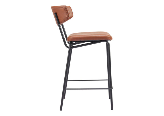 110262 Charon Counter Stool (Set Of 2) Vintage Brown